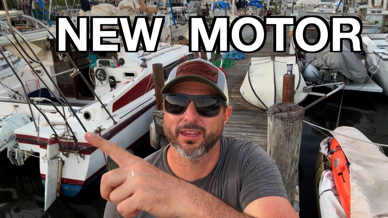 Ripping Out the Old Motor! Prepping My Gemini Catamaran for a New Engine | Episode 3