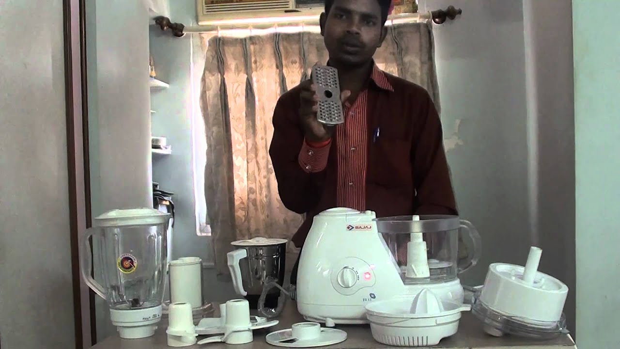 BAJAJ FX11 Food Processor DEMO (watch HD) (READ DESCRIPTION)