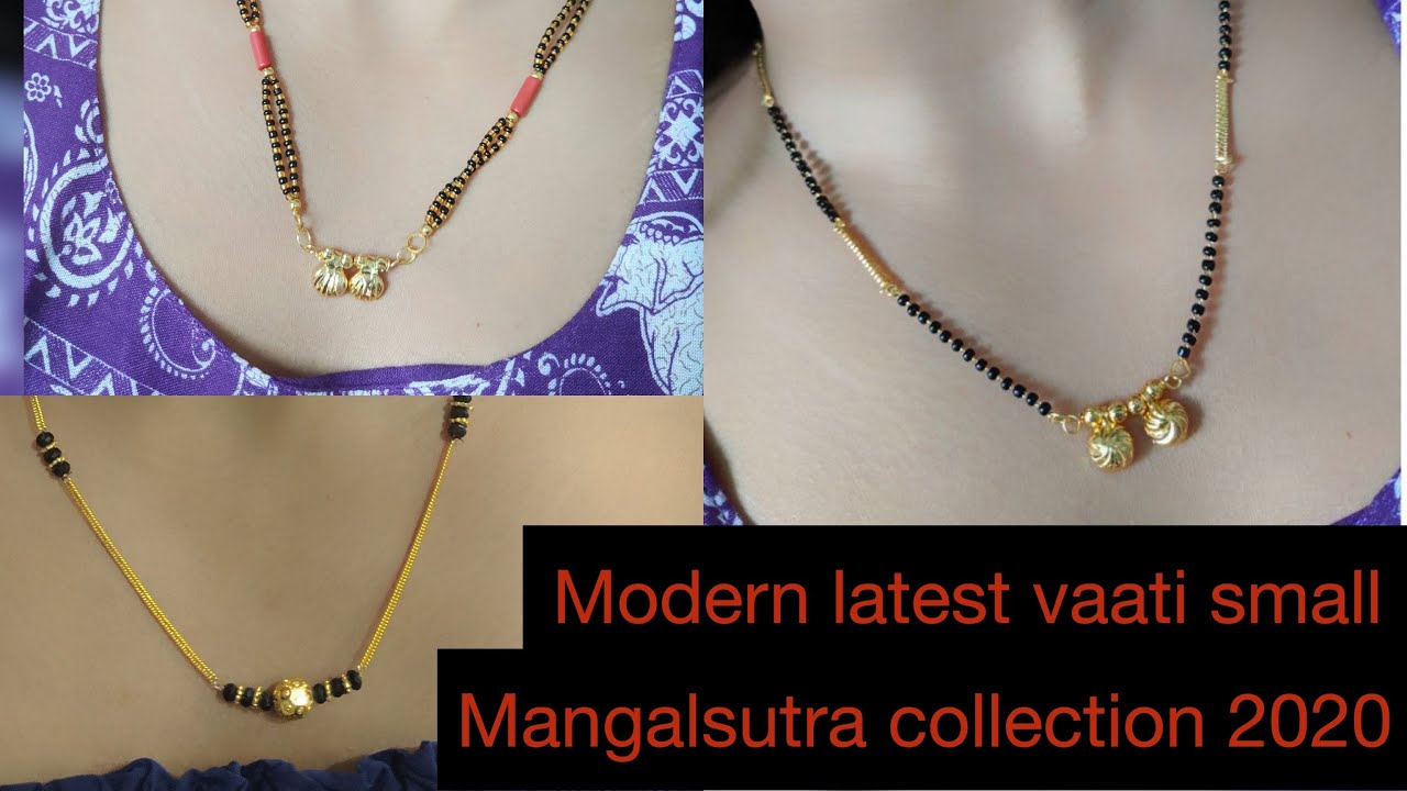 Latest modern small vaati mangalsutra collection 2020