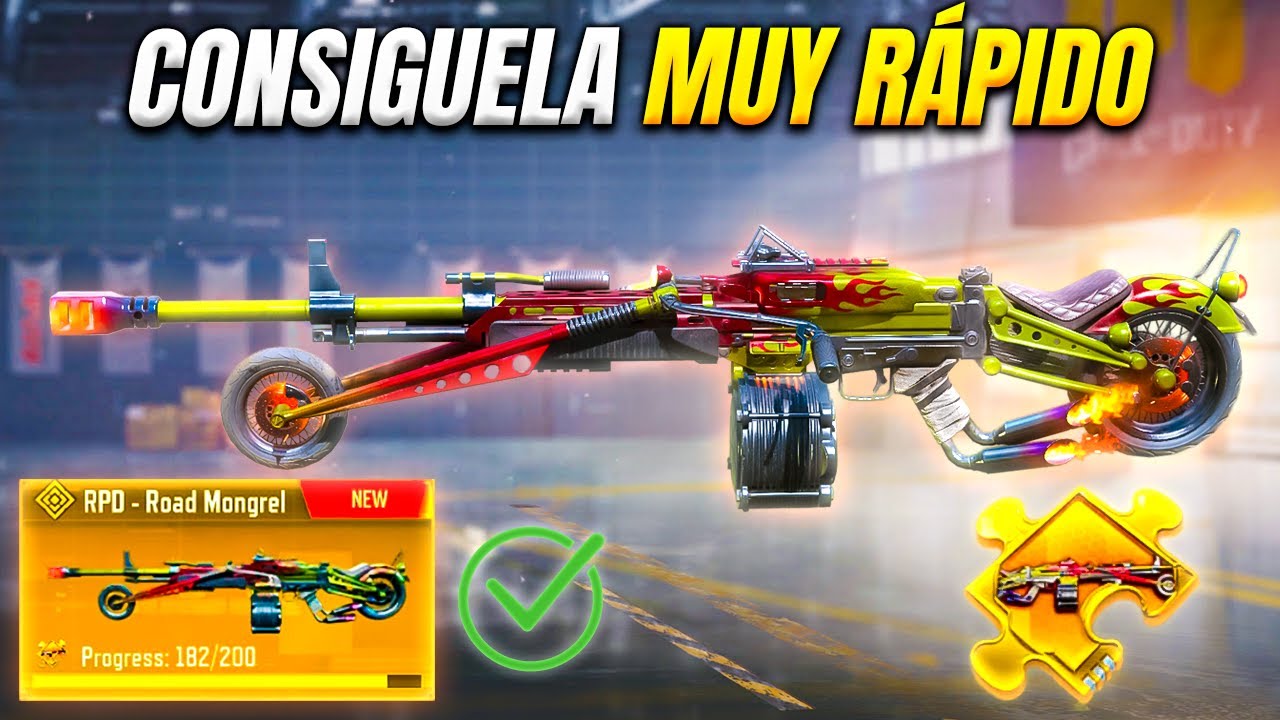 C&Oacute;MO CONSEGUIR MUCHOS FRAGMENTOS de la LEGENDARIA GRATIS RPD - ROAD MONGREL | COD MOBILE | Lobo Jz
