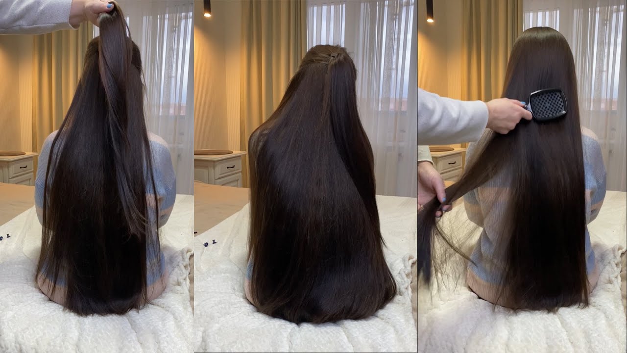 Brushing & Playing with Long Hair