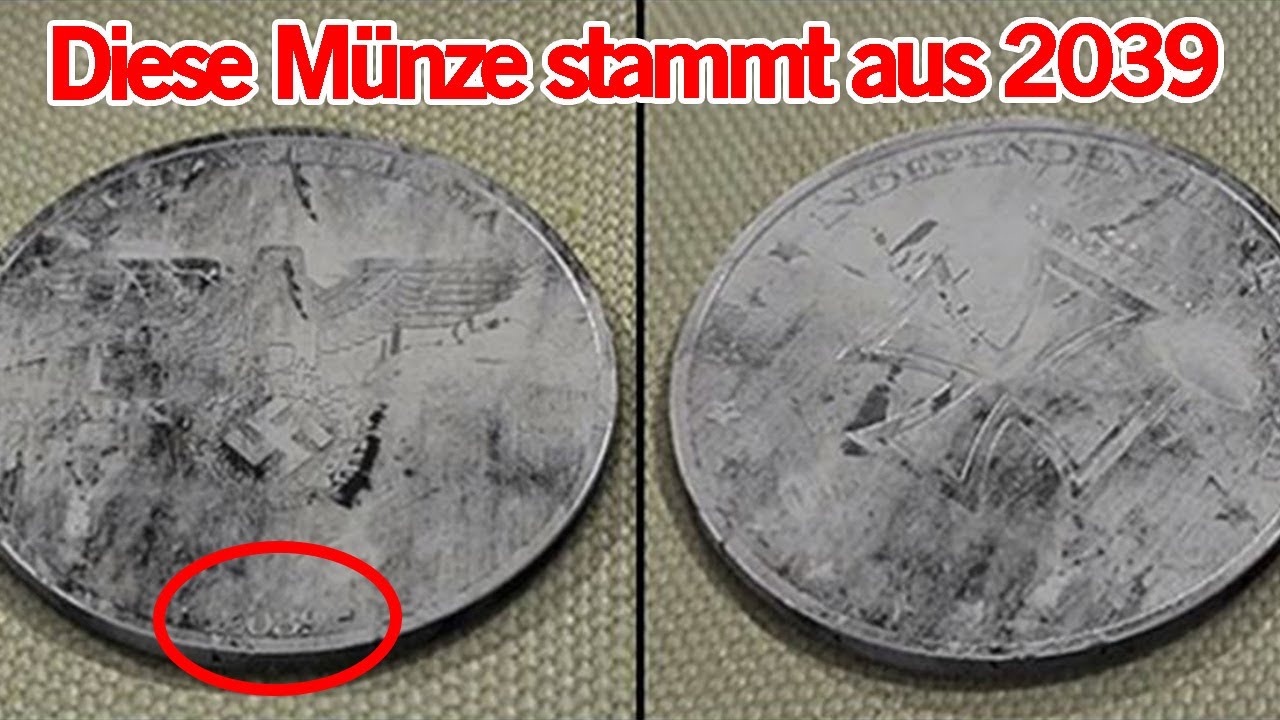 M&uuml;nze aus dem Jahr 2039 entdeckt - Beweis f&uuml;r Zeitreise / Paralleluniversum? | MythenAkte