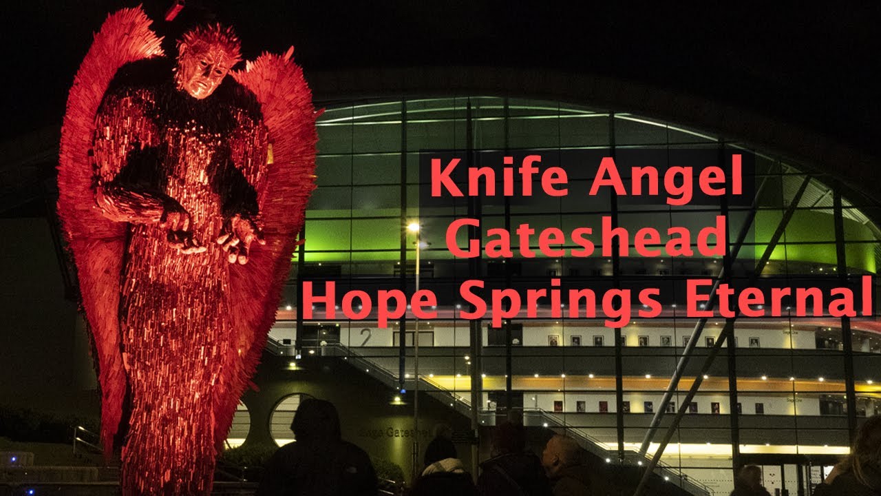 Knife Angel, Gateshead. Hope Springs Eternal: Samantha's Legacy: Family inspiration, amid tragedy.