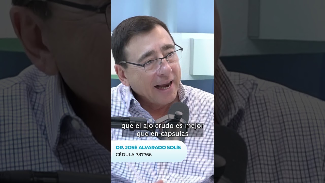 Consumir Ajo Natural o en C&aacute;psulas? - Dr. Jos&eacute; Alvarado #vidasaludable #ajo #beneficios #doctor