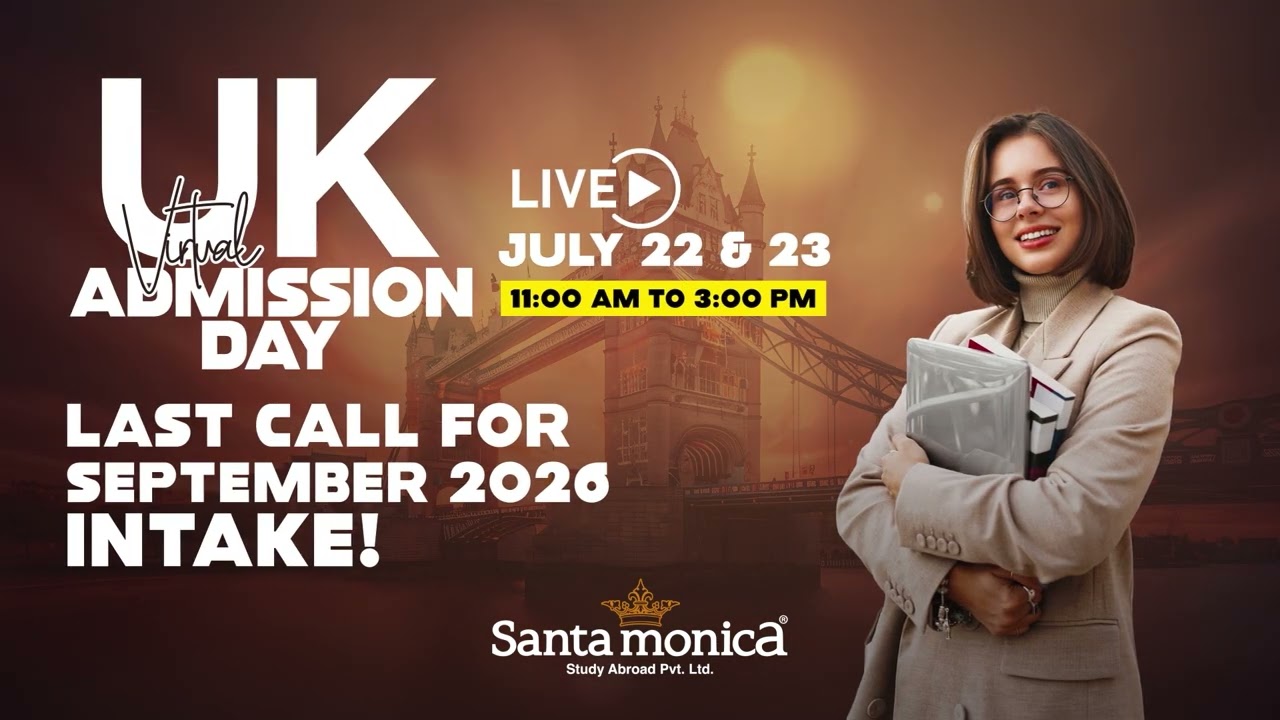UK September 2026 Intake | Last Chance to Apply | Virtual Admission Day LIVE