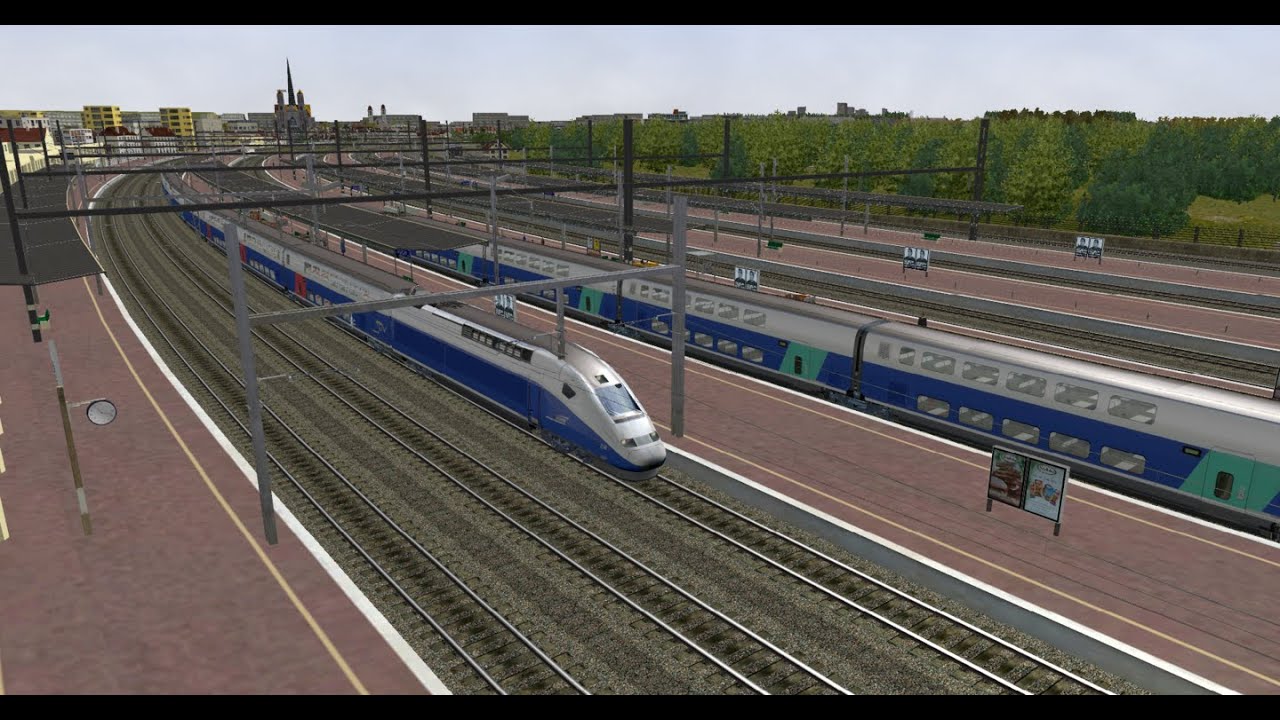 TGV2N SPECIAL DIJON - PARIS GARE DE LYON OPEN RAIL (MSTS)