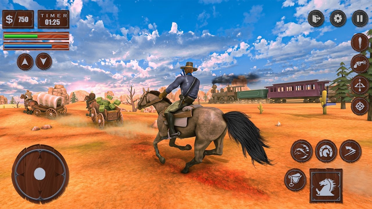 West Cowboy Outlaw Sheriff Gameplay | Wild West Gunfights & Cowboy Adventure