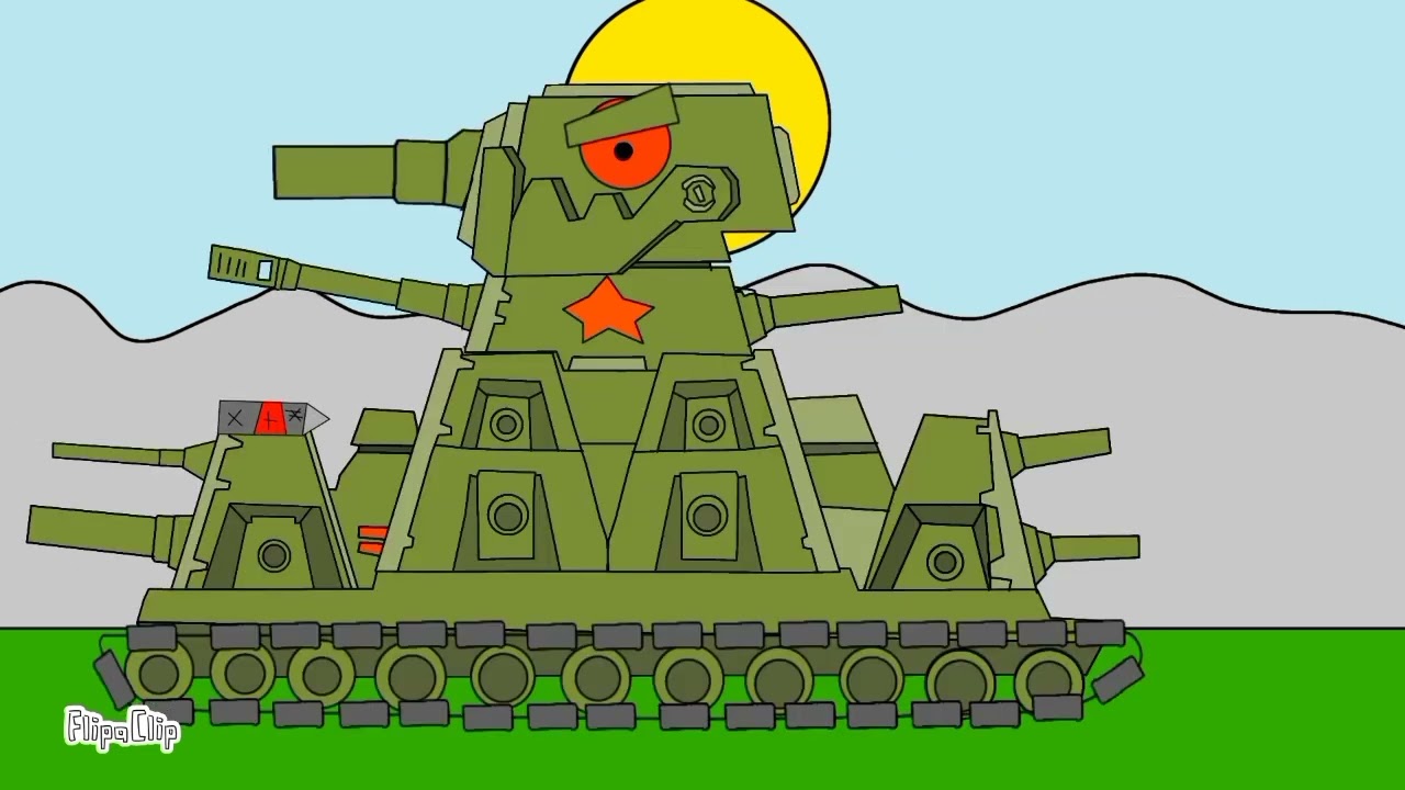 Rencana licik kv44xk animasi kartun tank indonesia 