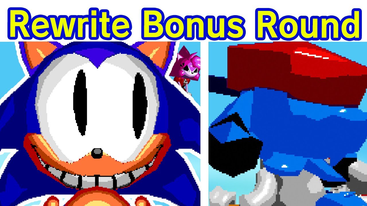 Friday Night Funkin' VS Rewrite BONUS ROUND – Fanmade DEMO (Majin Sonic / Sonic.EXE) (FNF Mod)