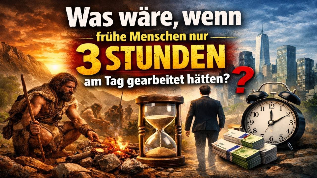Was wäre, wenn frühe Menschen nur 3 Stunden am Tag gearbeitet hätten? 🌙 Geschichte zum Einschlafen