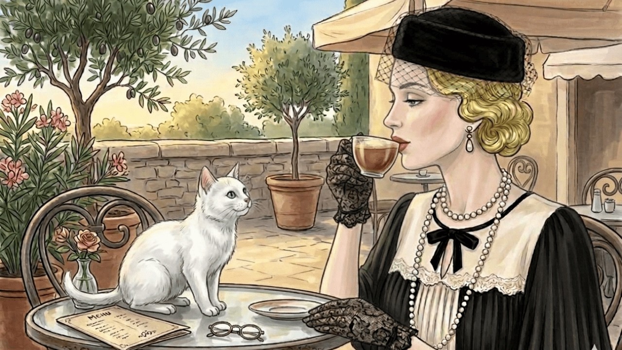 Calm Mind & Honest Peace  ☕  1940s Paris Café Jazz for Relaxation Focus & Inner Balance