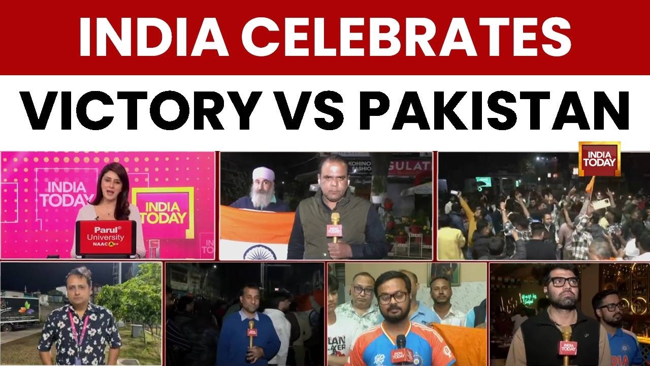 India Defeats Pakistan By 61 Runs: Fans Celebrate Massive T20 Victory Across Nation | T20 World Cup