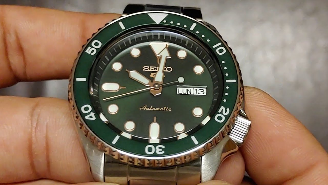 Seiko Analog Green Dial Watch -SRPD63K1⌚️ unboxing in INDIA🇮🇳