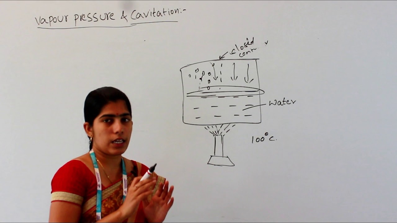 VAPOUR PRESSURE & CAVITATION   || fluid mechanics ||
