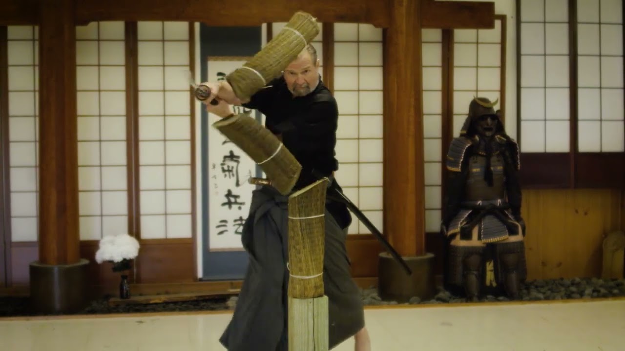 Nami ryu Tameshigiri-Using your center to power two cuts