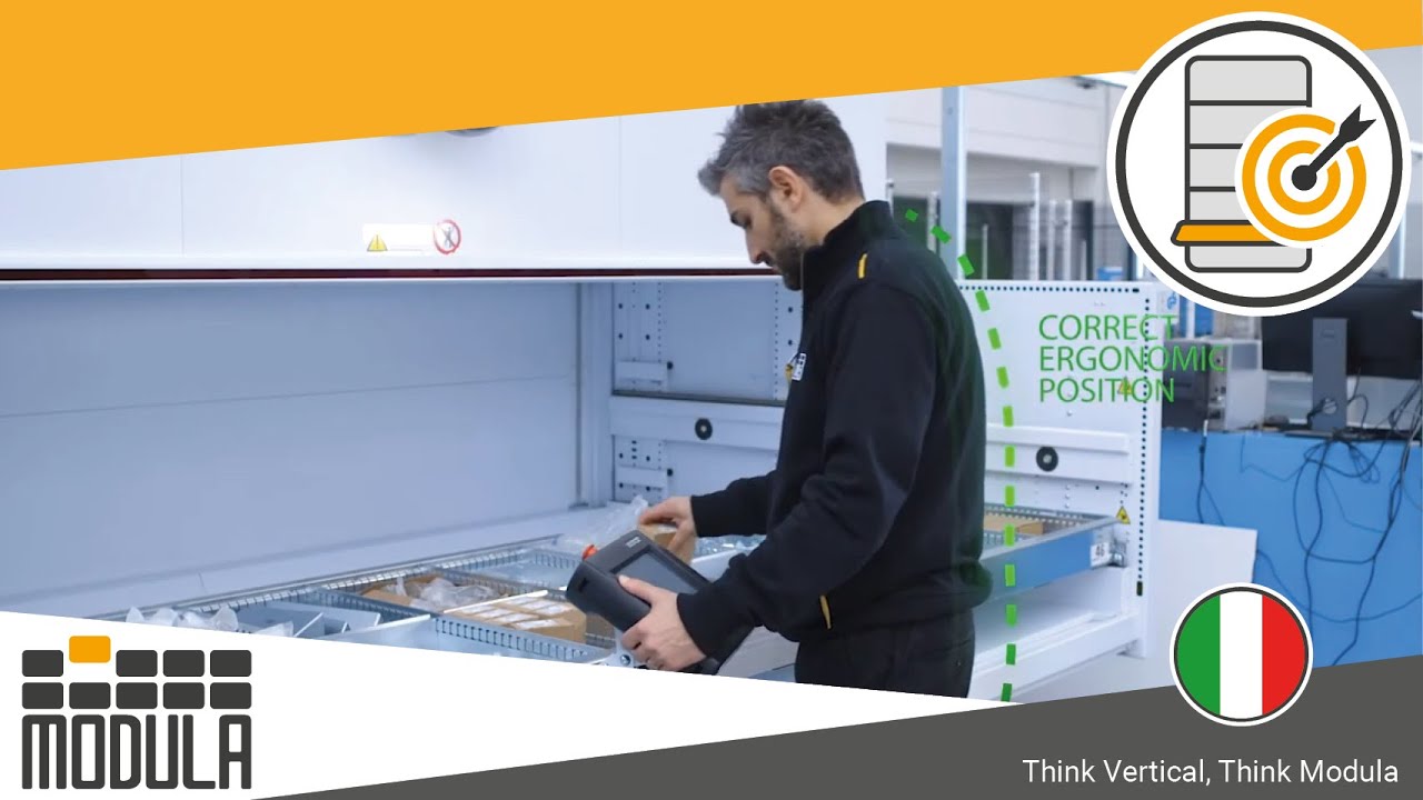 Ergonomia e sicurezza al primo posto nel tuo magazzino con le soluzioni Modula