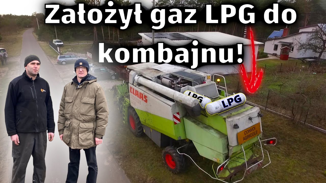Rolnik założył instalację LPG do kombajnu i oszczędza 350zł dziennie!