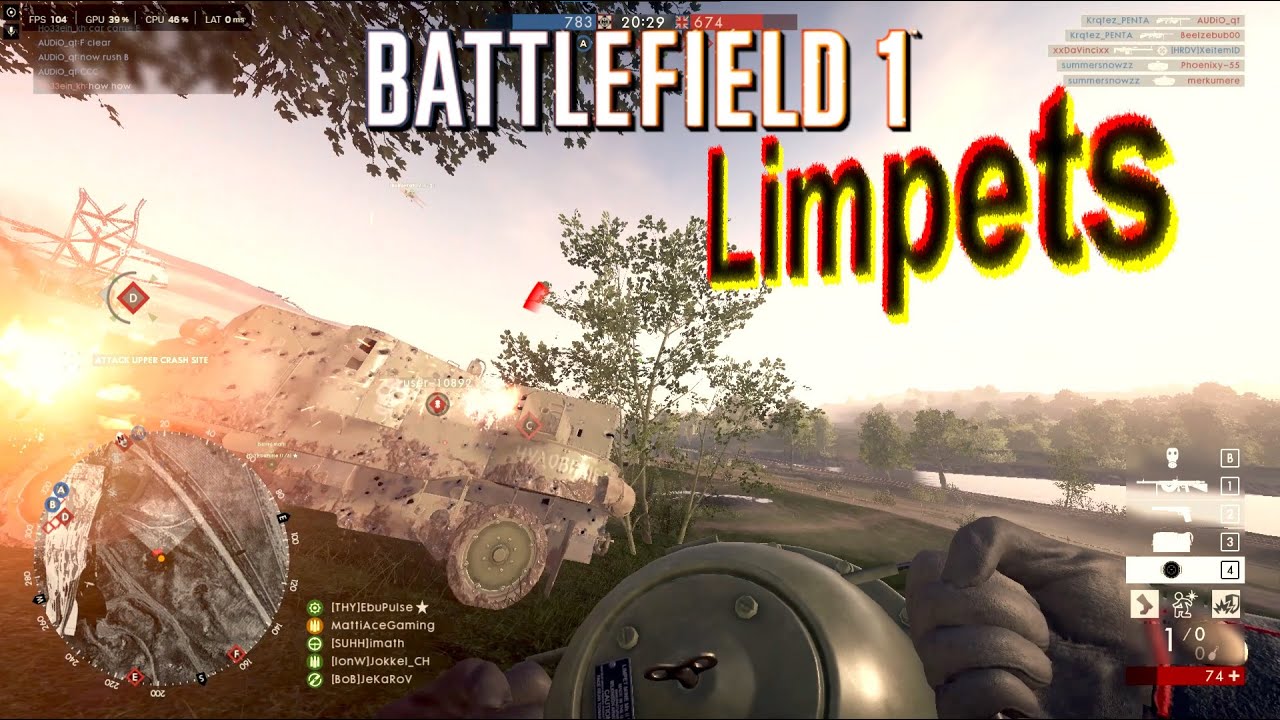 Battlefield 1 - The LAST limpet video of this kind