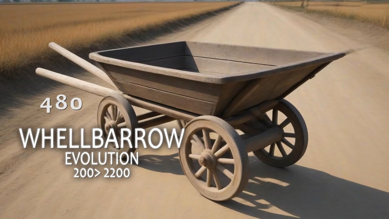 Whellbarrow evolution 200 to 2200 #evolution #ai (4K video)