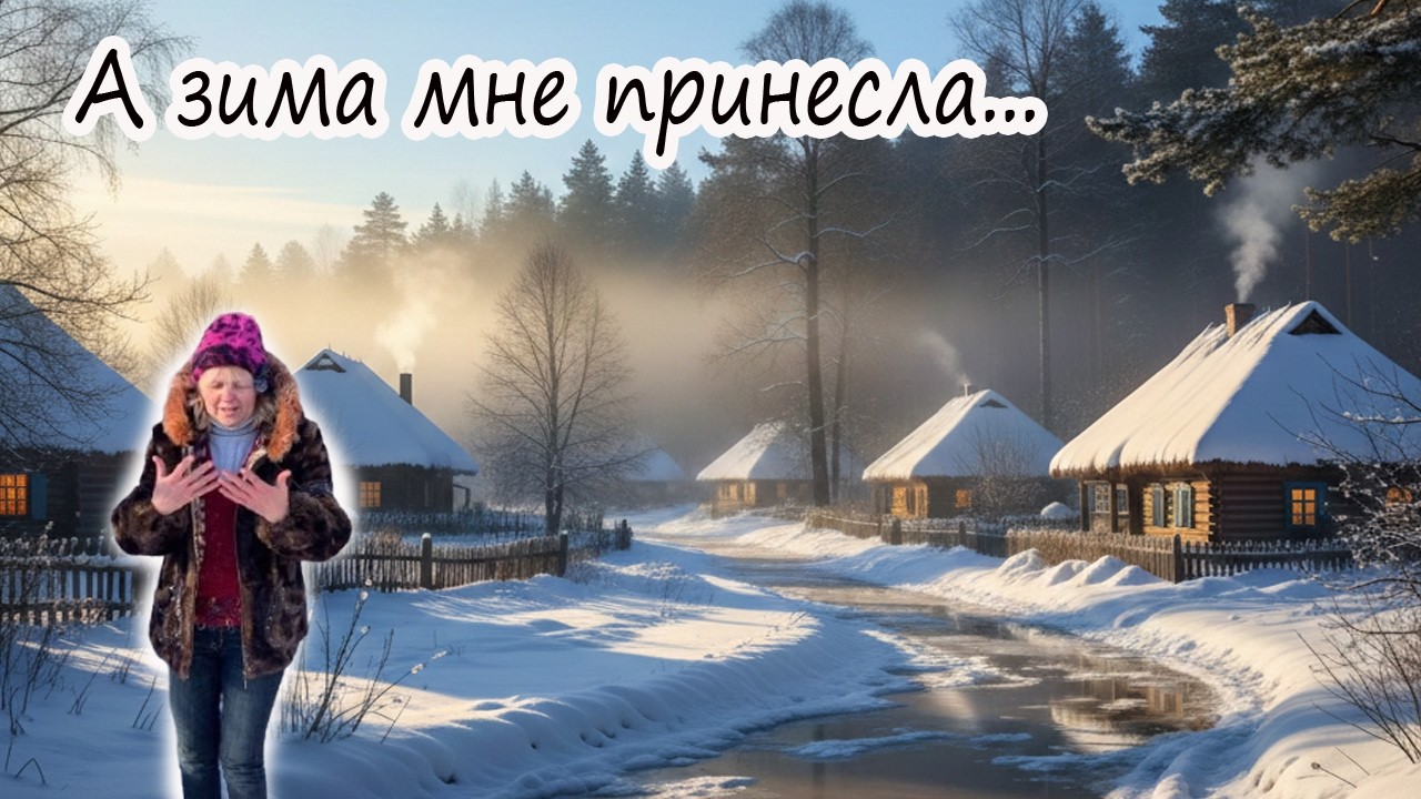 ЗИМА НА КРАЮ СЕЛА У ЛЕСА | ВОТ ТАК Я ПЕРЕЖИЛА ЭТУ СУРОВУЮ И ХОЛОДНУЮ ЗИМУ!
