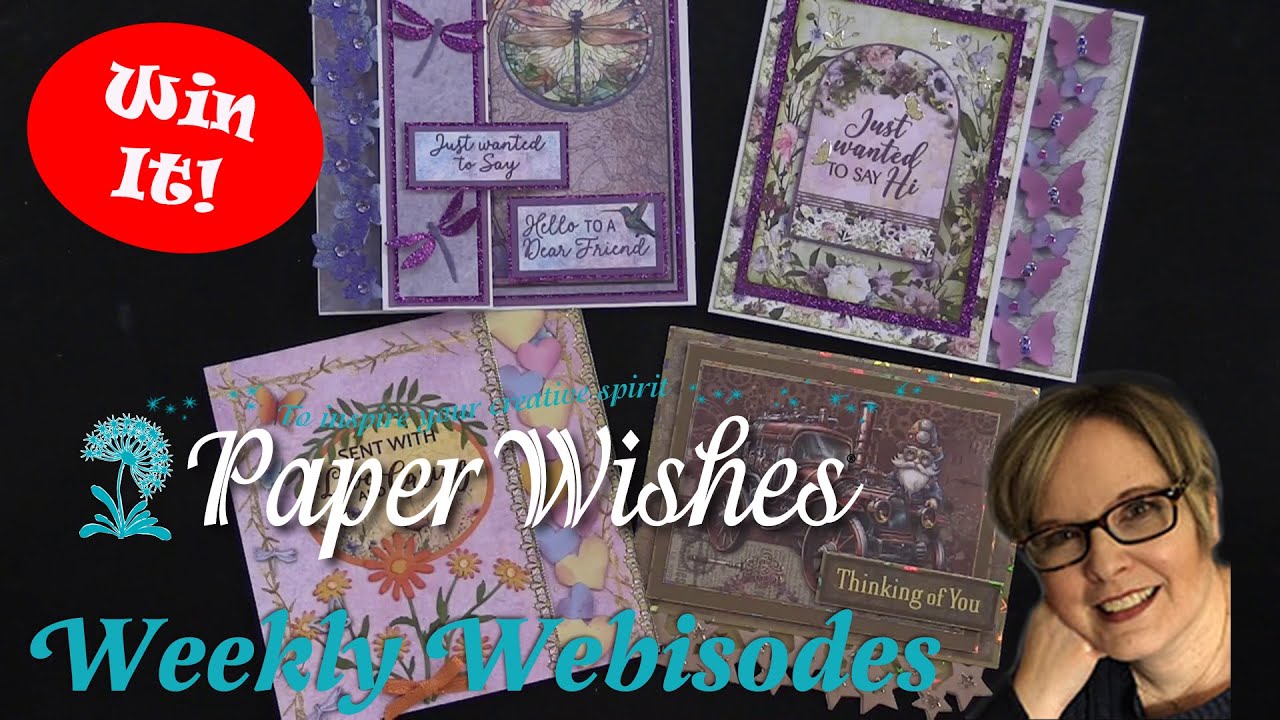 4 Card Ideas Using Fancy-Edge Cards Megabuy by Hunkydory Crafts | PaperWishes.com