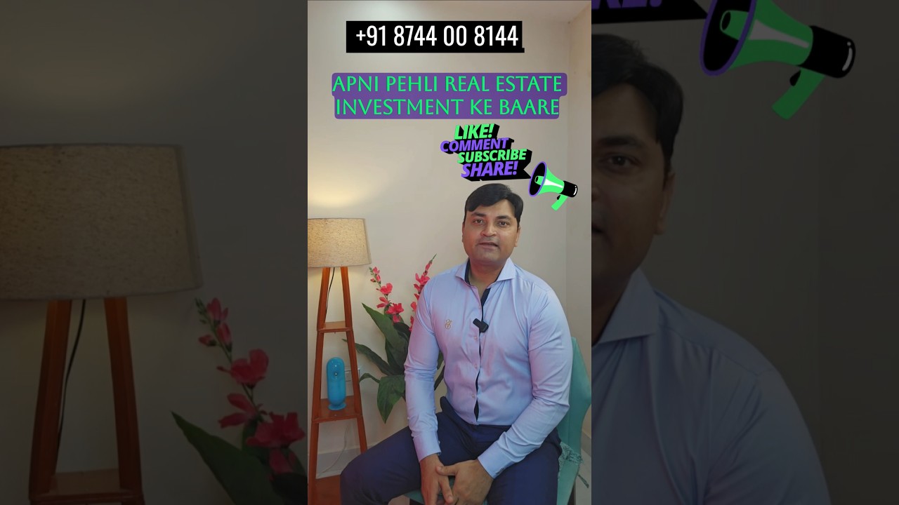 REAL ESTATE FOR THE FIRST INVESTOR #nri #realestate #property #hni #viral #nrilife
