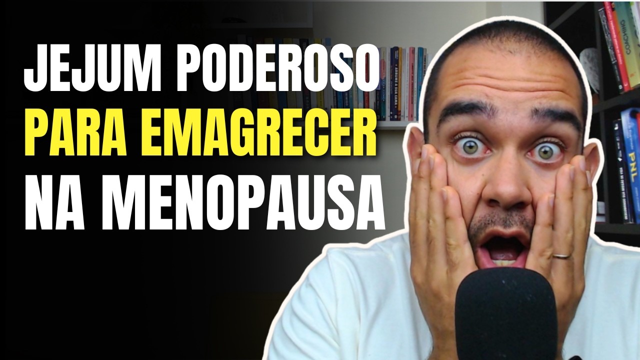 O melhor jejum para emagrecer na menopausa (simples de fazer)