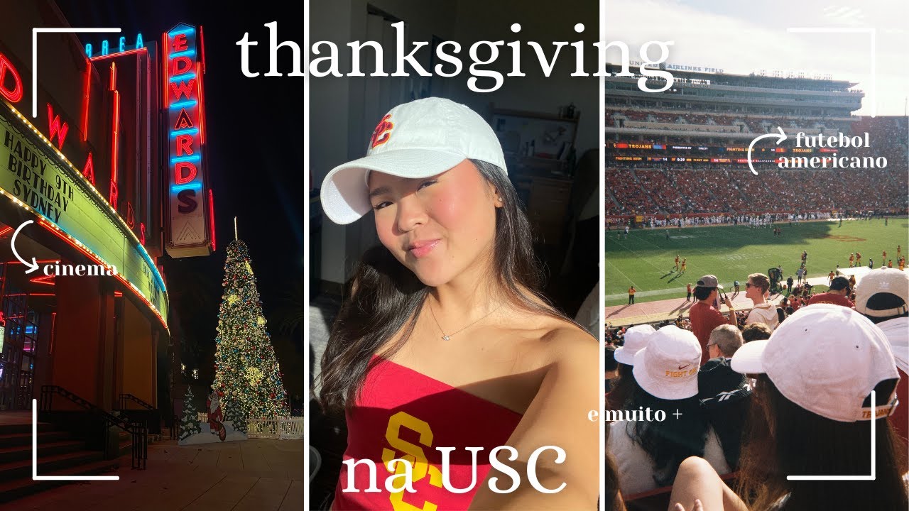 o verdadeiro futebol americano universitário ✨ jogo, cafés e estudos na USC
