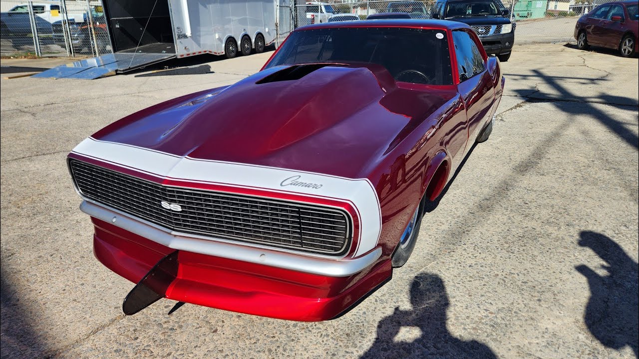 Sexy Red '68 Camaro