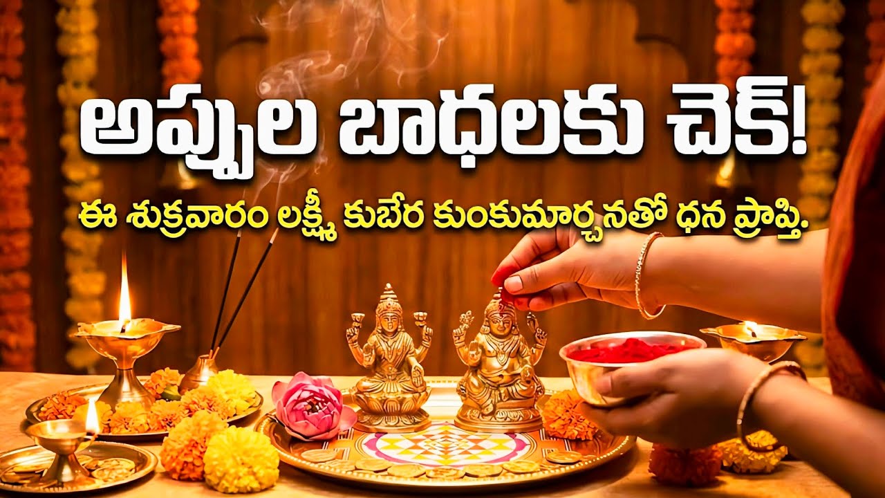 అరుదైన శుక్రవారం లక్ష్మీ కుబేర యోగం | రుణ విమోచన & ధన ప్రాప్తి పరిహారం
