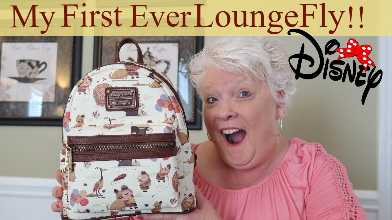 Disney Pixar LoungeFly!!! My Very First  LoungFly Backpack ! Up Theme!