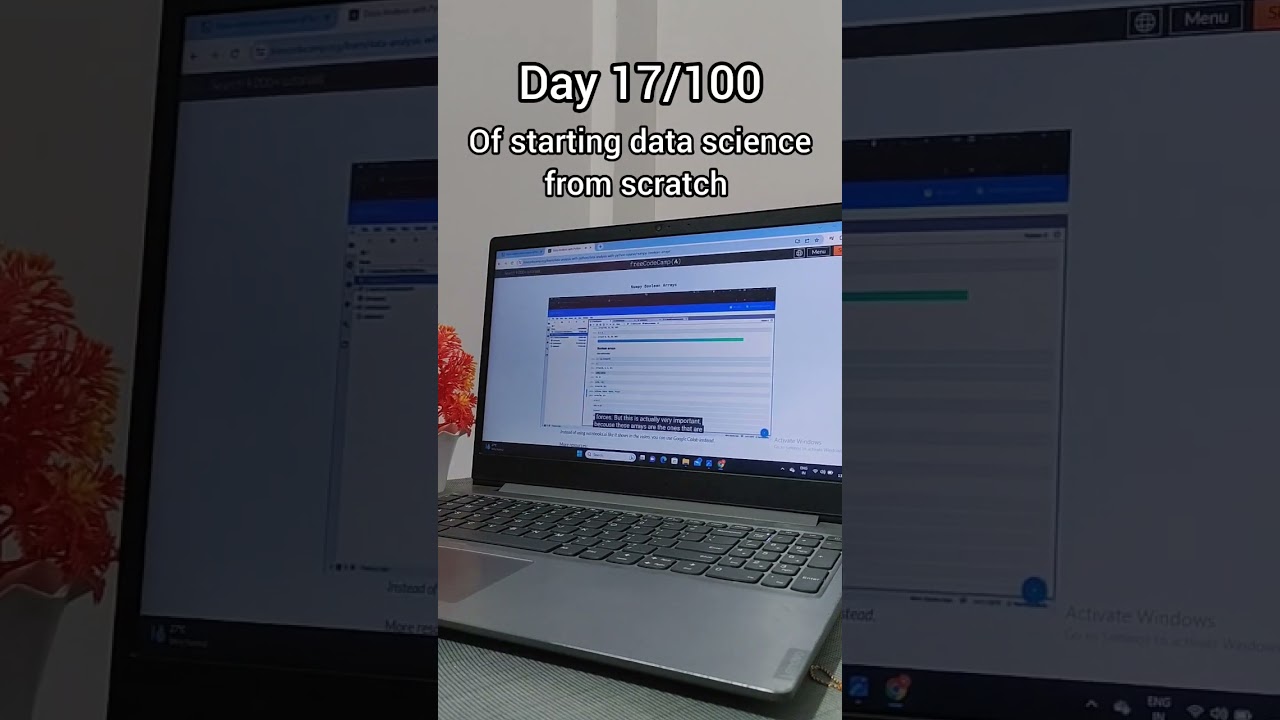 #day 17/100 of #starting #data #science from #scratch #ai #shorts #viral