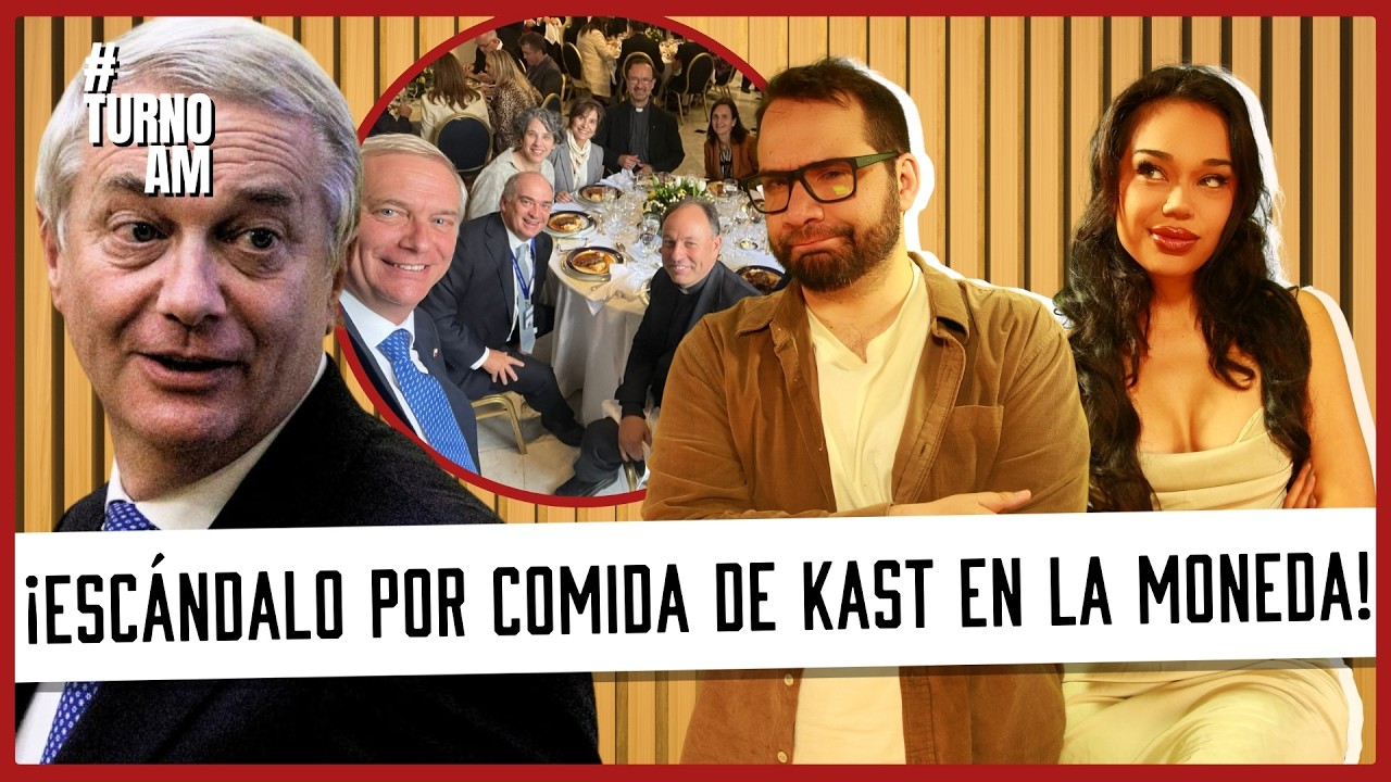 &iexcl;ESC&Aacute;NDALO por comida de KAST en LA MONEDA con ex compa&ntilde;eros! &iquest;TRUMP se cree JESUCRISTO? | #TurnoAM
