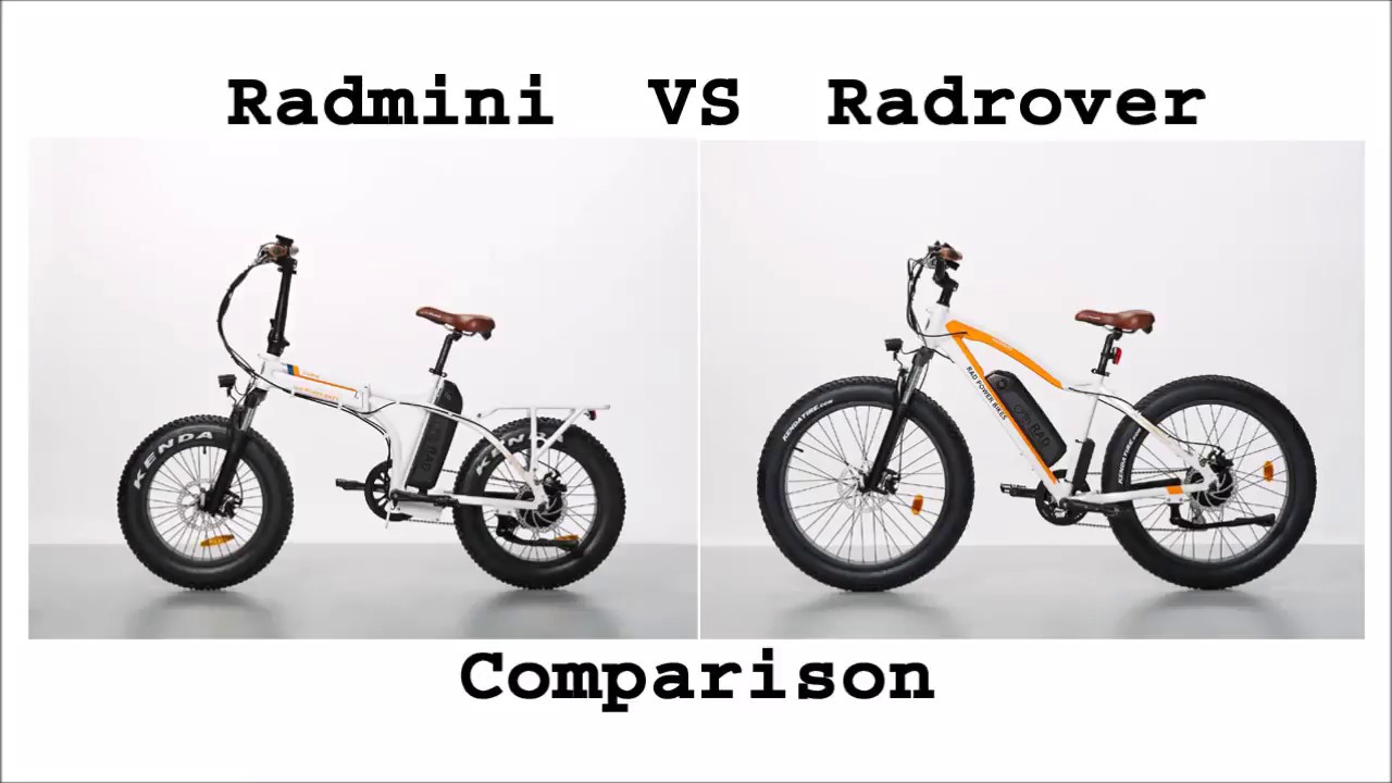 2018 RADROVER vs RADMINI Comparison ELECTRIC FAT RAD POWER BIKE @JamesBondJB007