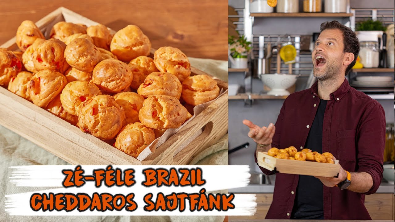 Zé-féle brazil 🧀CHEDDAROS🧀 sajtfánk 🔥😎