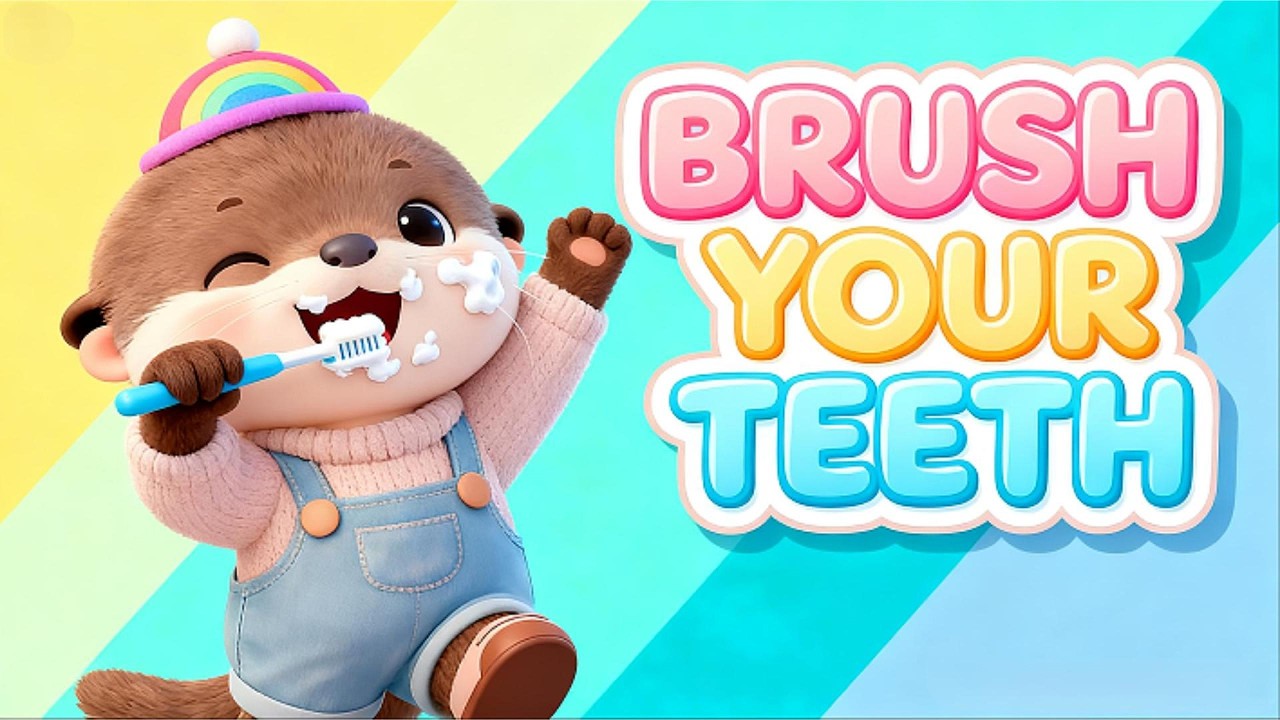 Brush Your Teeth Song 🦷 | Fun Kids Song | Otti Otter