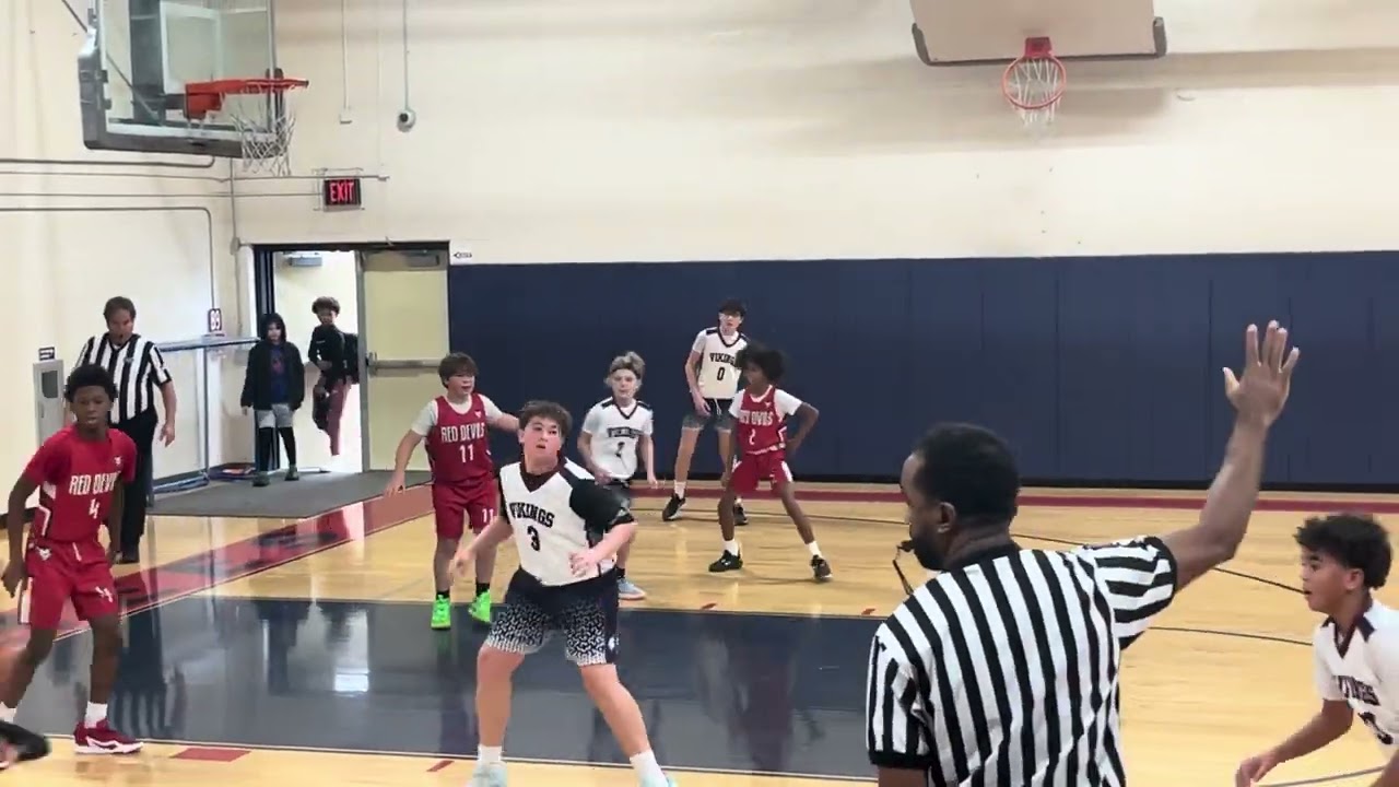 RV Boys Travel Basketball (NJ) RV 7A vs Vorhees 7A at Vorhees, NJ.