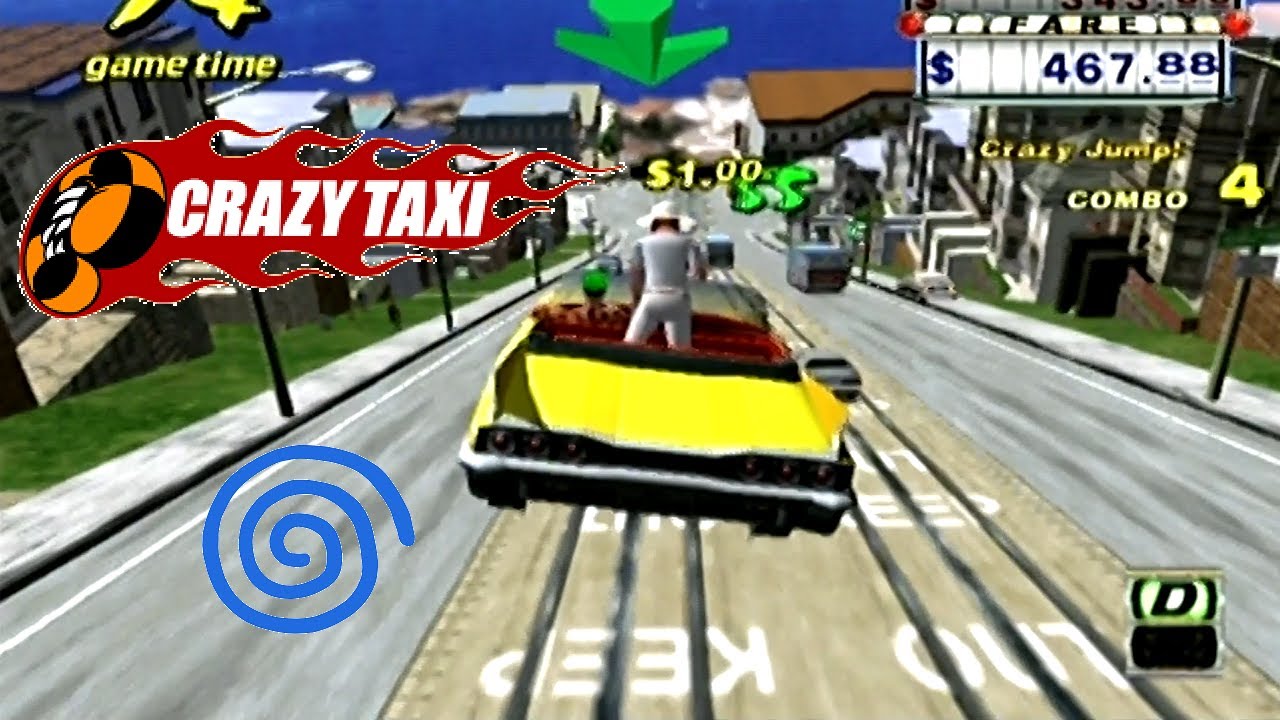 Crazy Taxi playthrough (Dreamcast) (1CC)