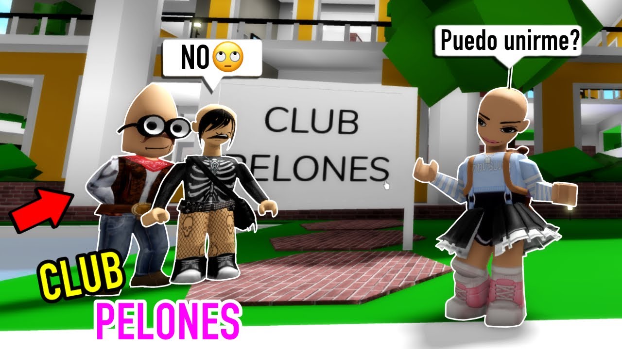 🤩Entre a Club solo para Pelones en Brookhaven😱/Roblox