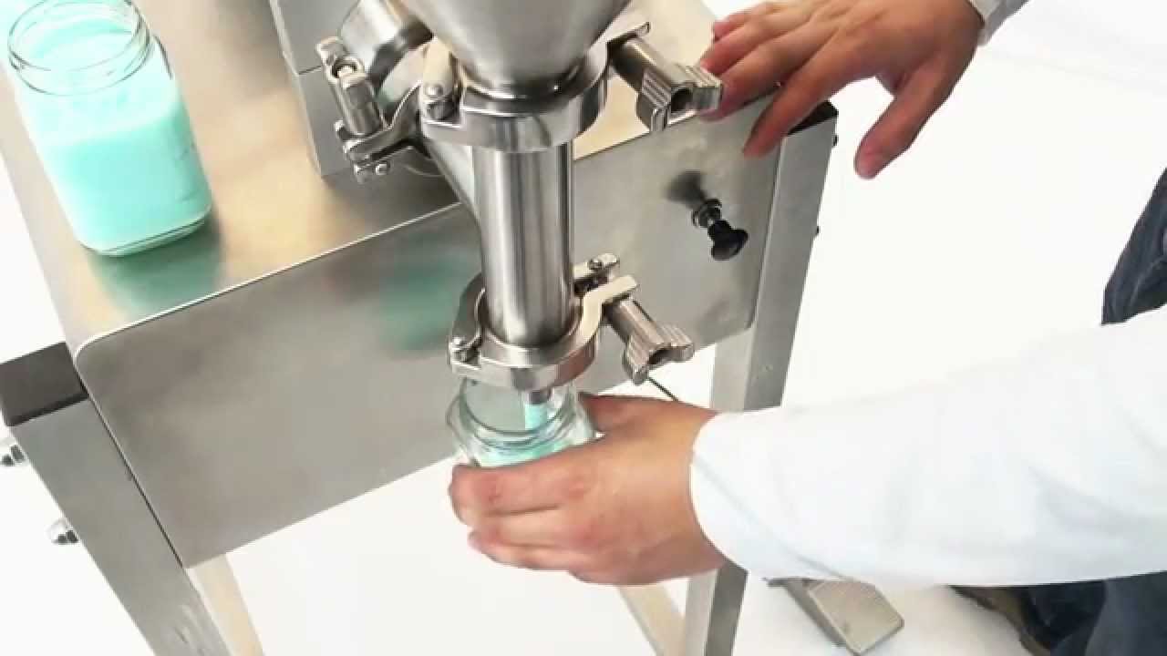Semi-Automatic Volumetric Piston Filler | Accutek Packaging Equipment