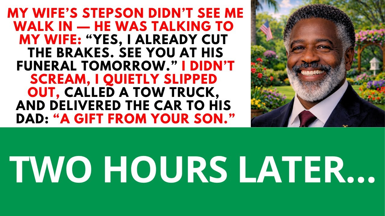 I Heard My Wife’s Stepson Say, “I Cut His Brakes,” So I Towed The Car To His Mother.
