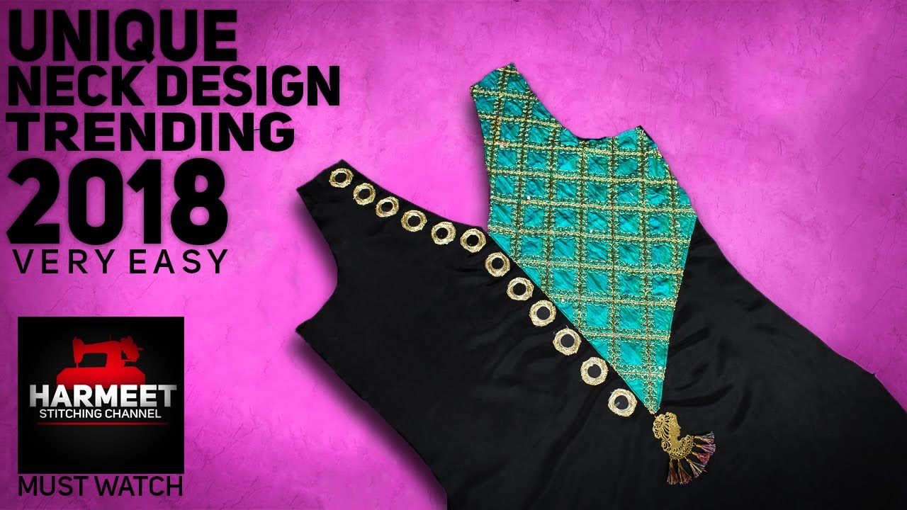 LATEST NECK DESIGN 2018 // cutting and stitching // very easy //