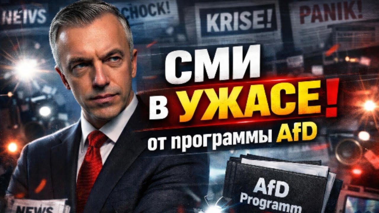 Почему СМИ в панике из-за программы AfD