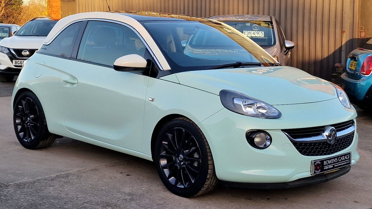 2017 (17) Vauxhall Adam Glam 1.4 3Dr in Mint. 50k Miles. 2 Owners. 5 Services. HUGE Spec. SOLD!