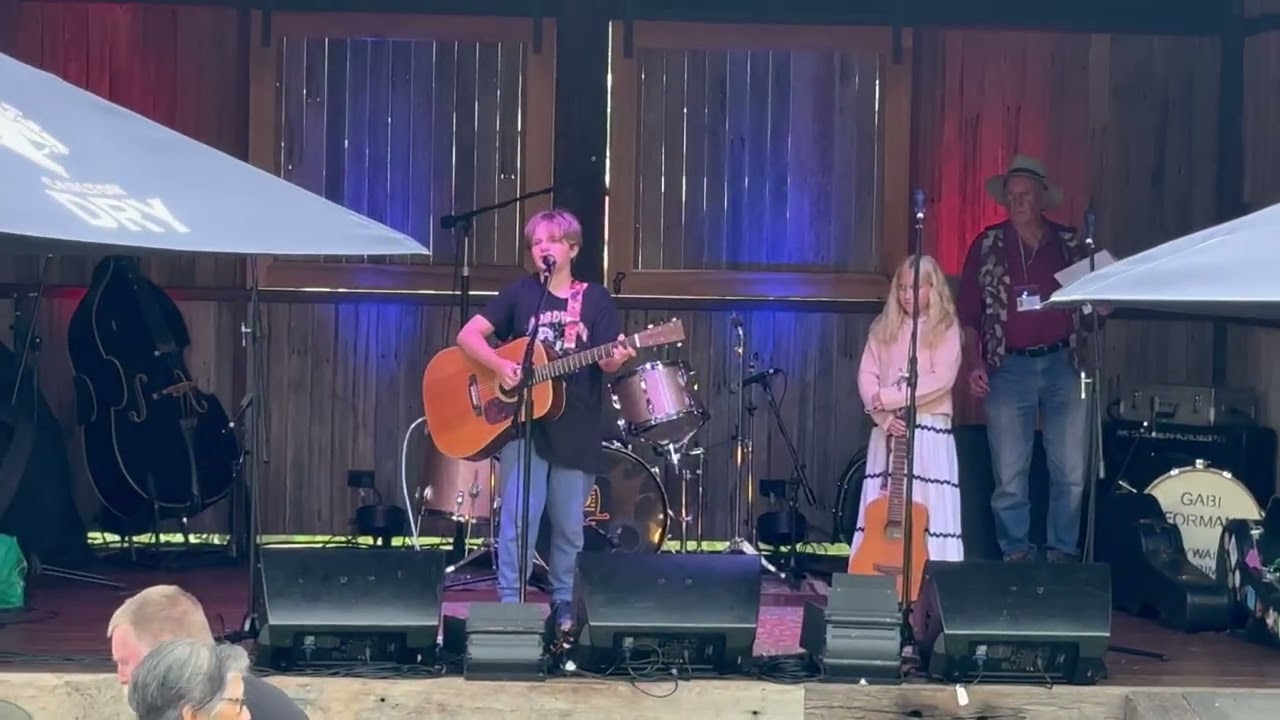 Cobargo Folk Festival, ANBC - Ericdakid plays his original song “Sitting in the Sand”