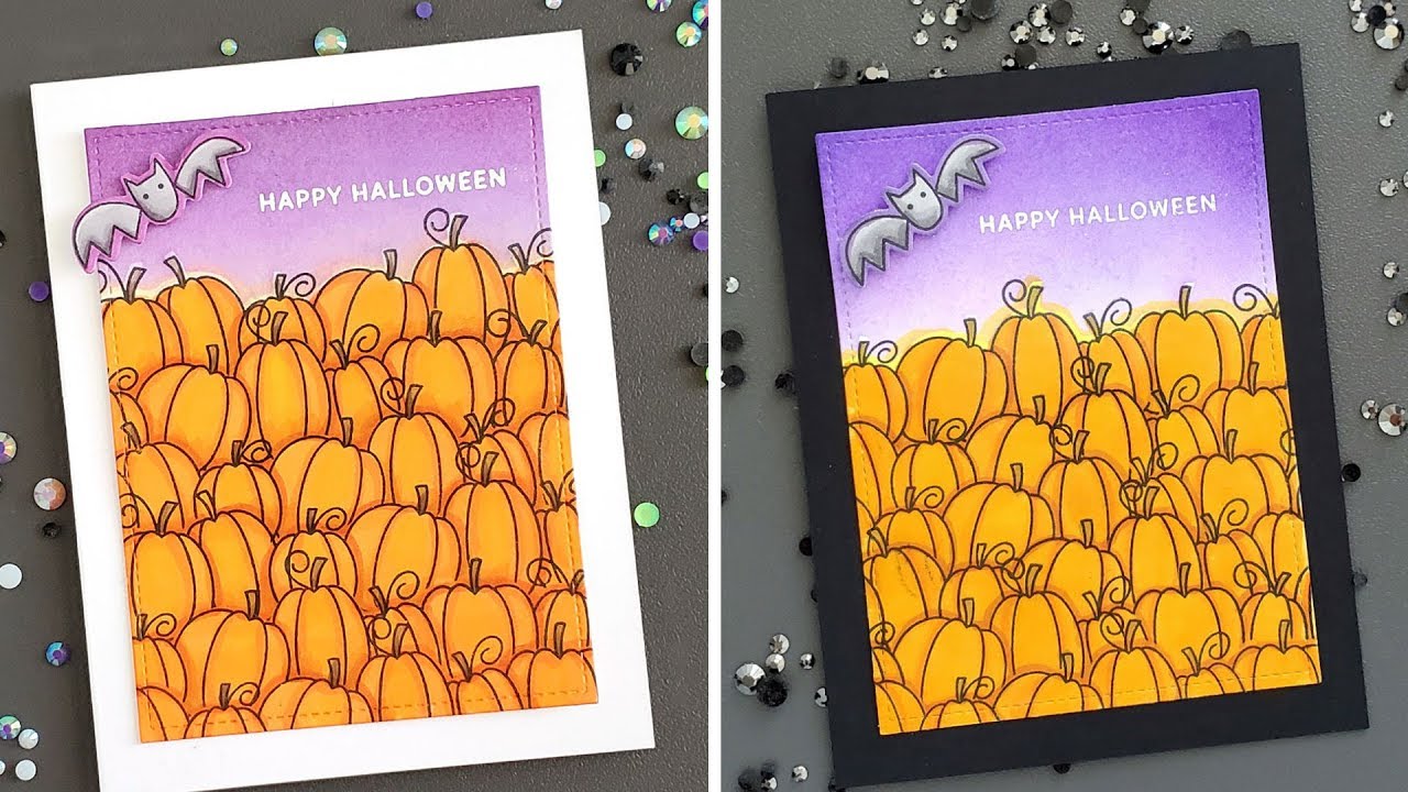 Pumpkin Halloween Cards by Pretty Pink Posh