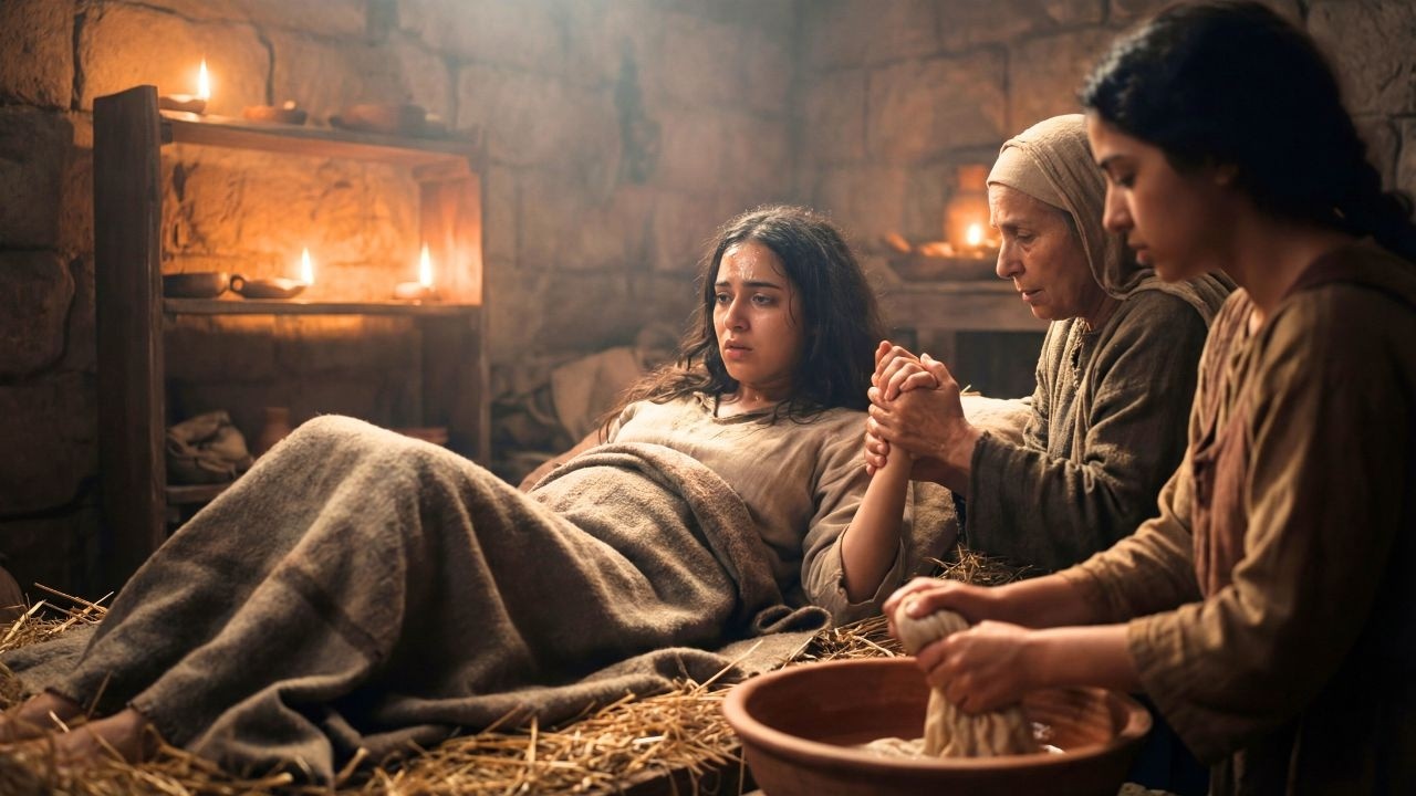 El día del parto en tiempos de Jesús: por qué muchas mujeres no sobrevivían | Reconstrucción IA