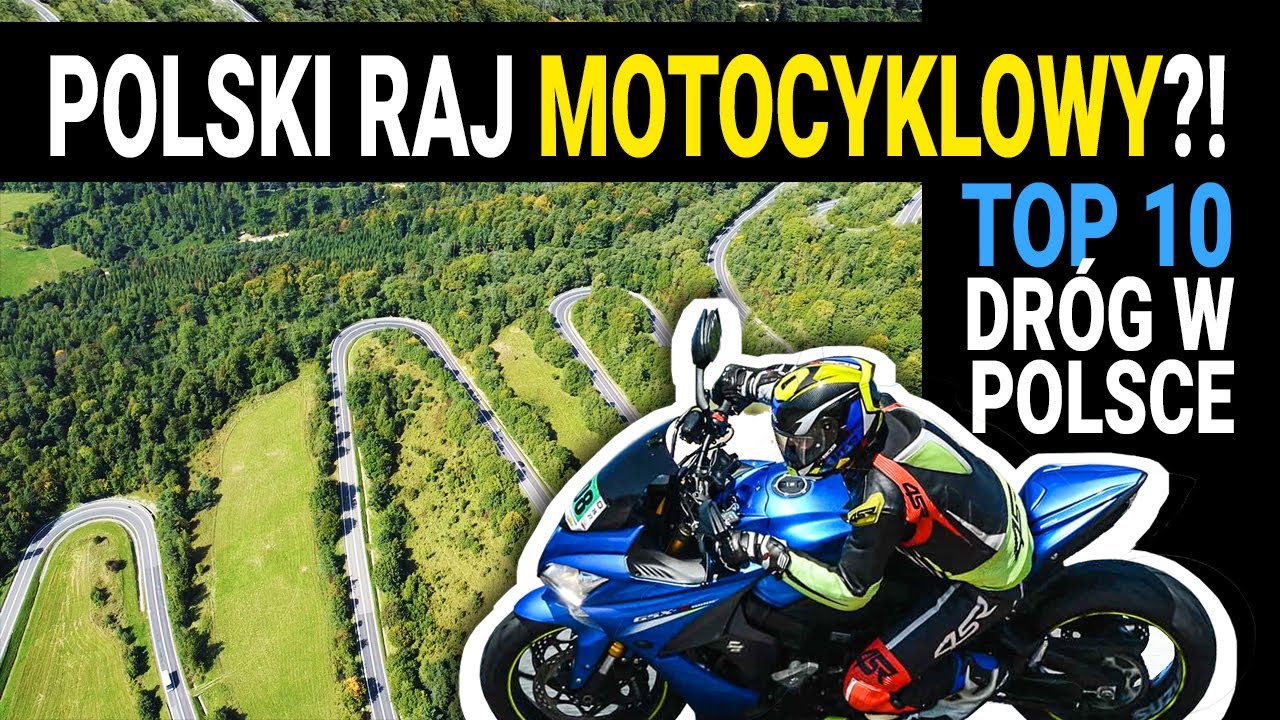 GÓRY SŁONNE motocyklem 4K | Ranking TOP 10 Dróg MOTOCYKLOWYCH w Polsce #1