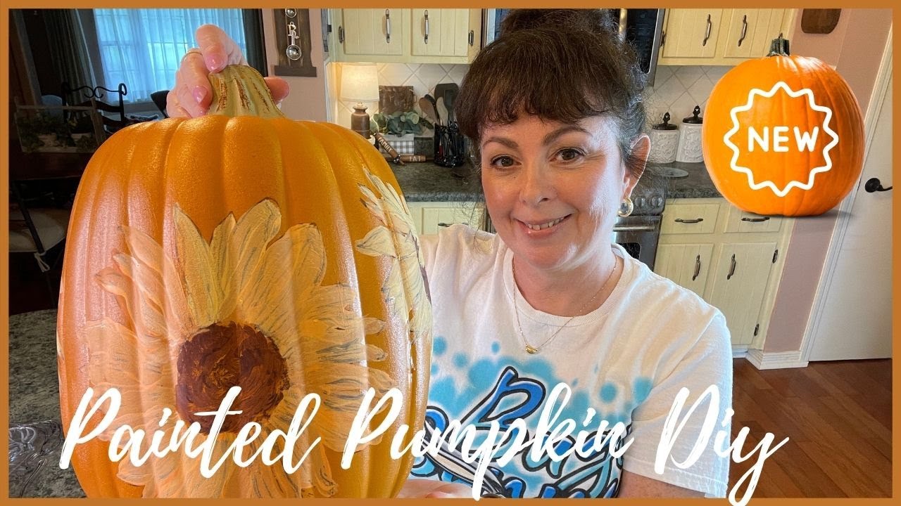 Cute Fall Painted Pumpkin Diy | New | Fall Decor