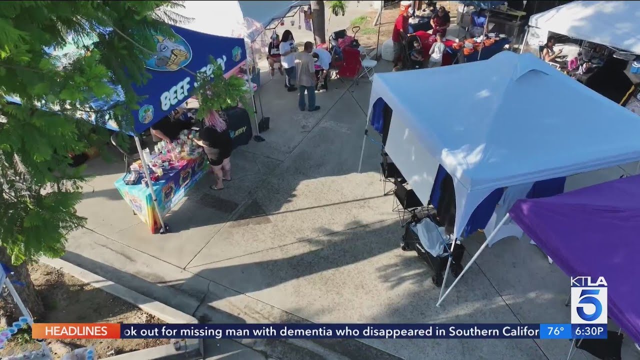 Pop-up market vendors scammed